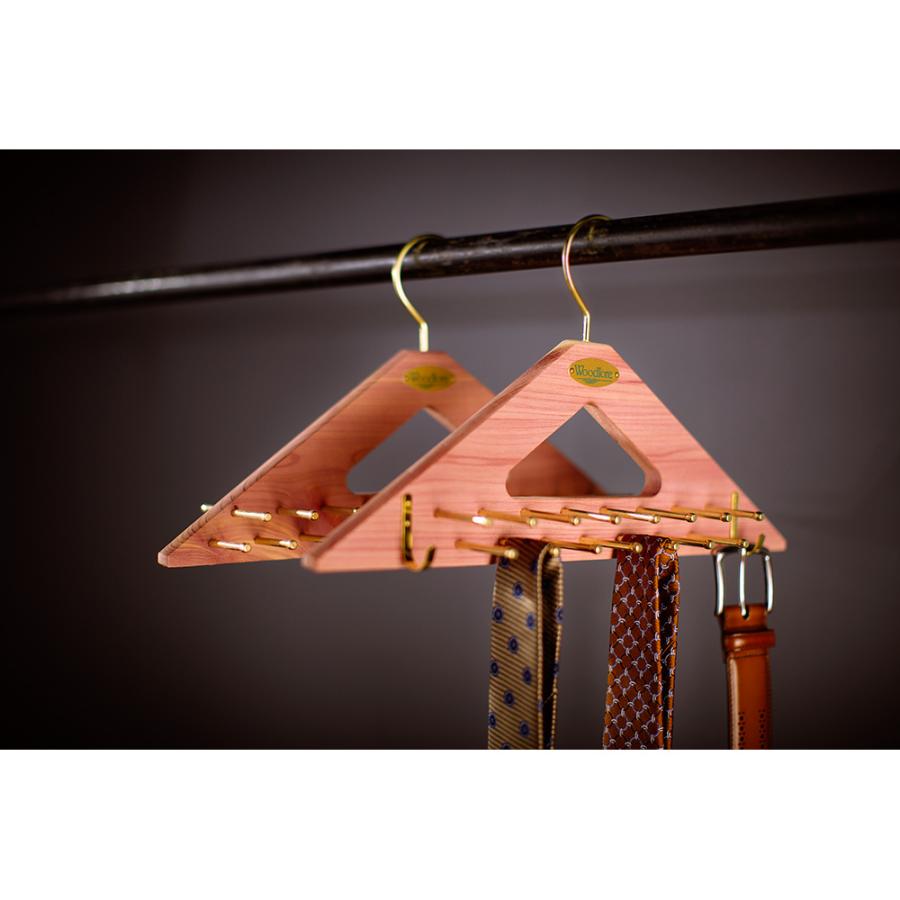 ウッドロアWoodlore パンツ＆スカートハンガー・レッドシダー 10本セット ウッドロアWoodlore パンツ＆スカートハンガー・レッドシダー 10本セット