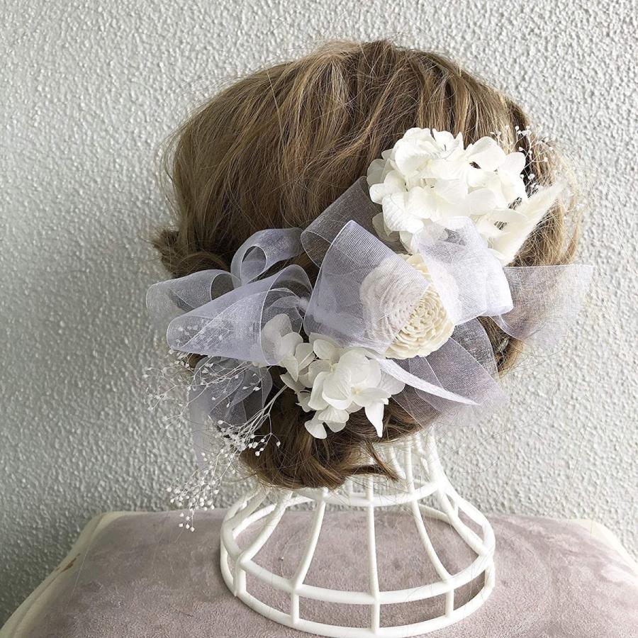 人気特価激安 Lulu S ルルズ フラワーヘアアクセサリー ホワイトウェディング 髪飾り ヘッドドレス プリザーブドフラワー ウェディング ブライダル 最安値 Www Mastoremata Gr