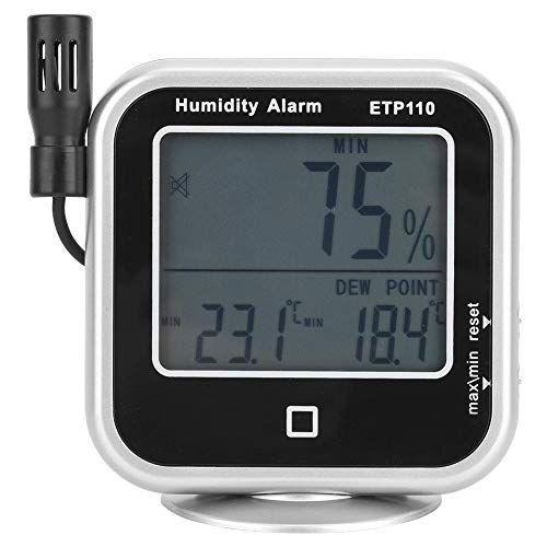 Akozon 温湿度計ETP110デジタル湿度計室内温度計湿度露点計ホームラボ用