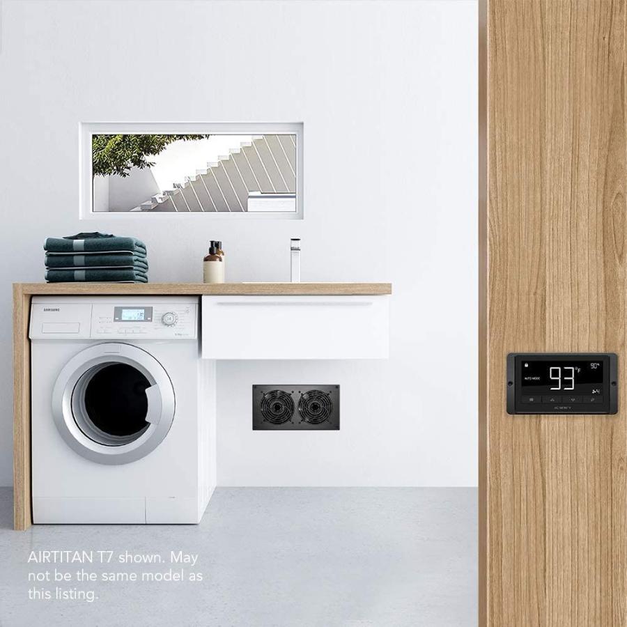 AC Infinity AIRTITAN T3 換気ファン 6インチ 温度 湿度 コントローラー付き 床下 地下室 ガレージ 屋根裏部屋 水 Infinity AIRTITAN T3 換気ファン 6インチ 温度 湿度 コントローラー付き 床下 地下室 ガレージ 屋根裏部屋