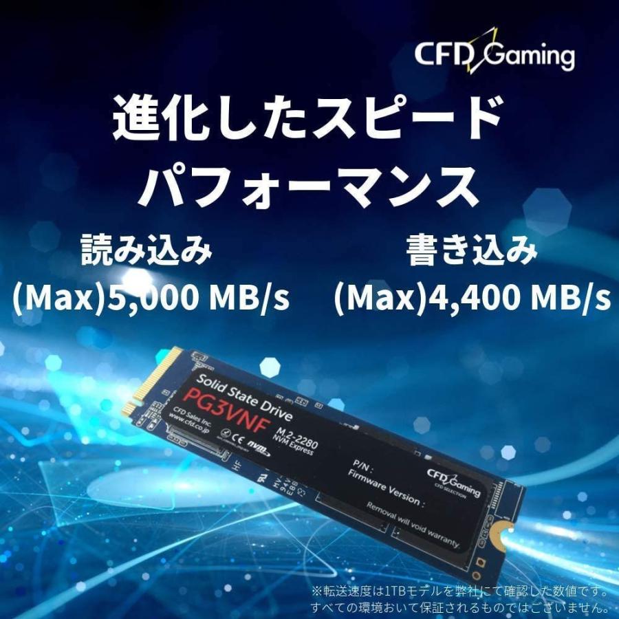 CFD販売 内蔵SSD M.2 2280 NVMe PCI-E Gen.4 x 4(NVMe 1.3) PG3VNFシリーズ 1TB CSS｜dio-fiore-drago｜07
