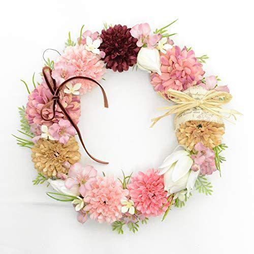 激安の Lulu S ルルズ 大人ピンクのグラデーションリース アーティフィシャルフラワー ナチュラルリース サイズ 約fcm 6 大人ピンク 代引不可 Turningheadskennel Com