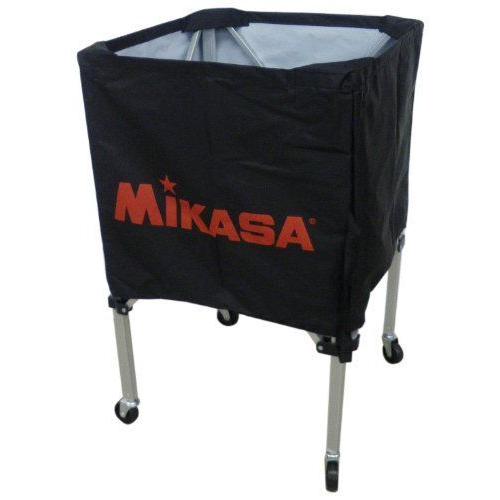 ミカサ(MIKASA) ボールカゴ(箱形)小 3点セットフレーム・幕体・キャリーケースブラック BC-SP-SS BK