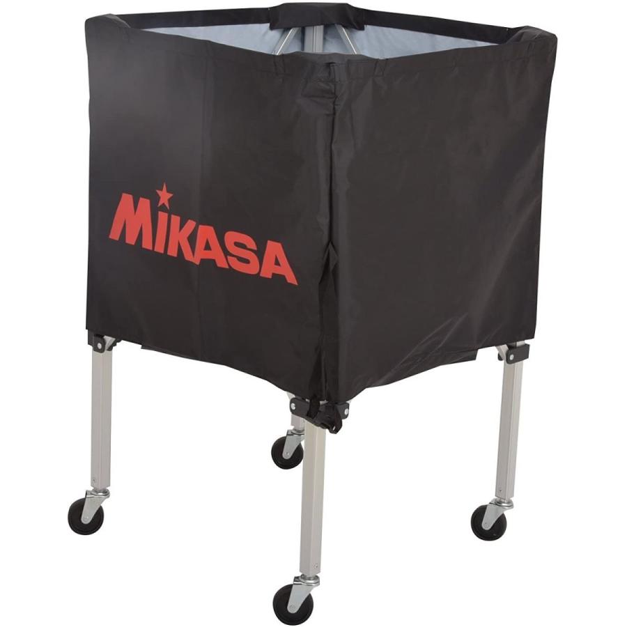 ミカサ(MIKASA) ボールカゴ(箱形)小 3点セットフレーム・幕体・キャリーケースブラック BC-SP-SS BK SP SS ボールカゴ MIKASA 箱形 3点セットフレーム 幕体 キャリーケースブラック BC BK サイズ