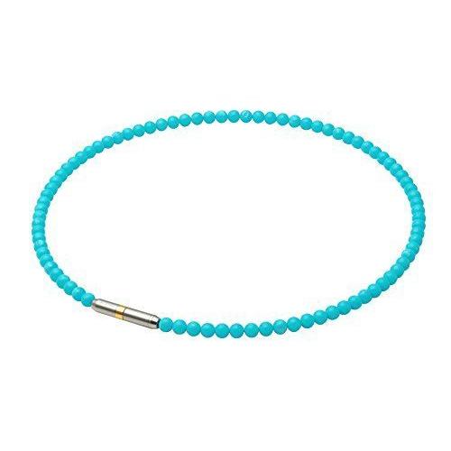 ファイテン(phiten) ネックレス RAKUWAネック メタックス クリスタルタッチ ターコイズブルー 45cm(10919円)