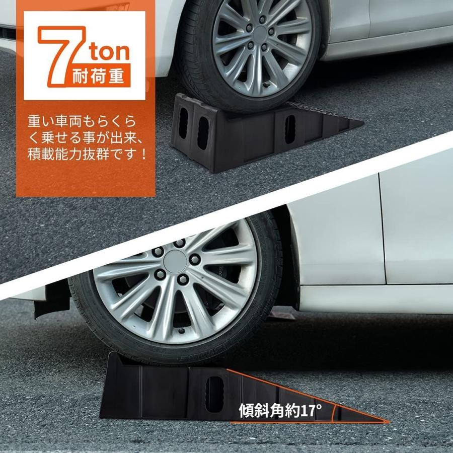 毎日続々入荷 Donext カースロープ タイヤスロープ 整備用スロープ 耐荷重7t タイヤ止め ジャッキ補助 2個セット Gafengenharia Com Br
