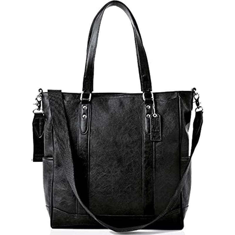 《イーフ》 トートバッグ ビジネストートバッグ ビジネスバッグ メンズ レディース 通勤 通学 大容量 自立型 PC収納 EA1 (ブラック