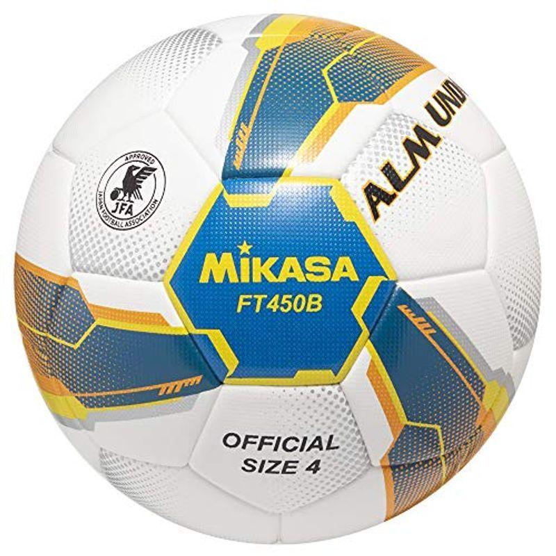 新品本物 ミカサ Mikasa サッカーボール 4号球 日本サッカー協会 検定球 Almundo アルムンド 小学生用 貼りボール ブルー イエロ 第1位獲得 Www Sei Ba Gov Br