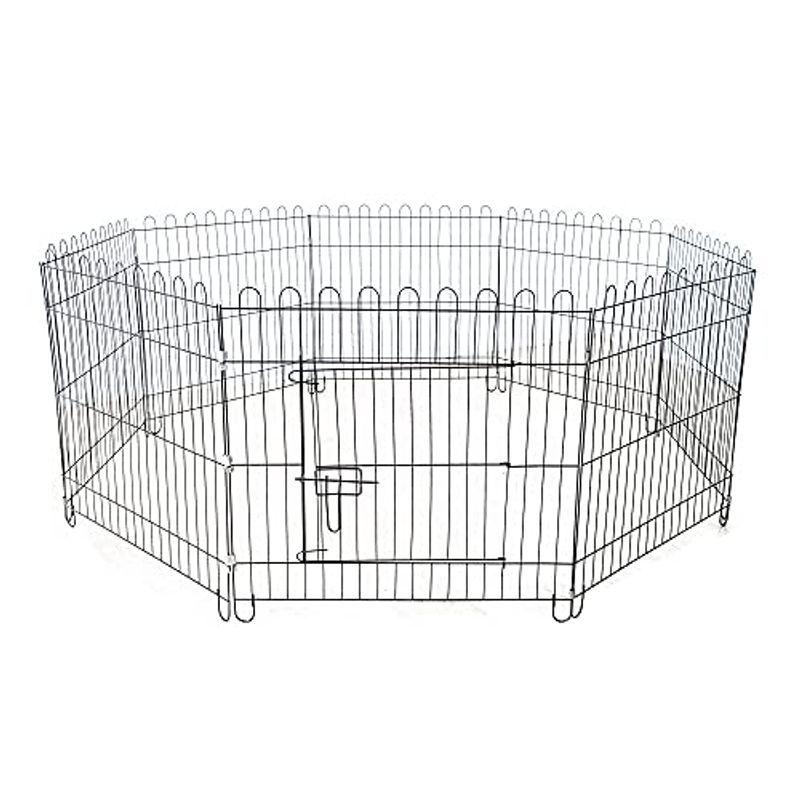 サンパーシー 折りたたみ式 ペットフェンス 8枚セット 柵 ケージ ペットサークル 犬 猫 室内