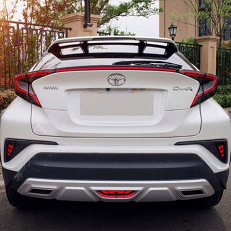 たしろ屋 C-HR CHR LEDリアガーニッシュ LEDスポイラー リヤセンター