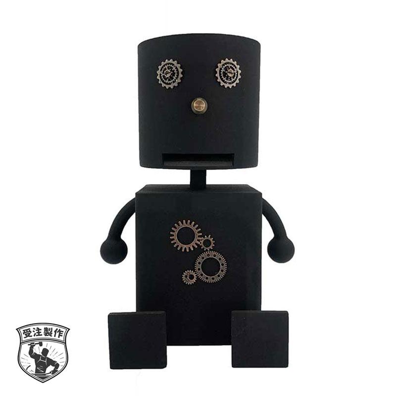 ロートアイアン製のおしゃれなフラワーボックス・ロボット・花台