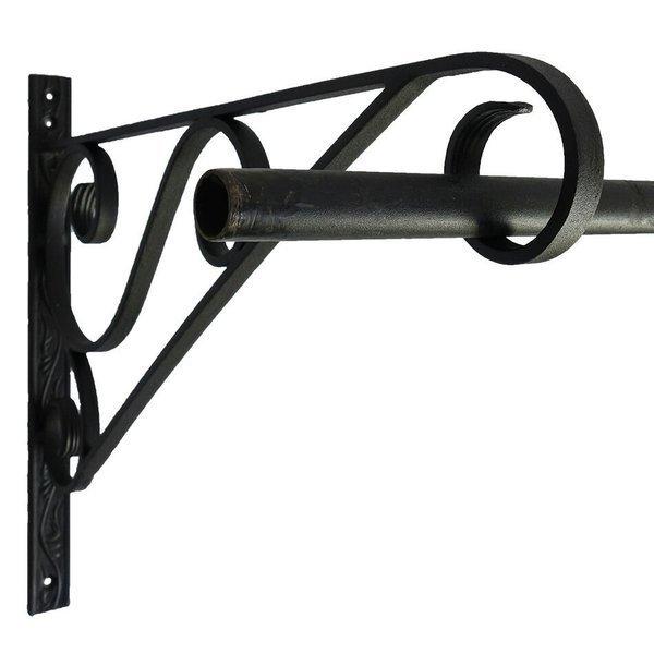 ロートアイアン製のおしゃれなブラケット・物干し竿ホルダー