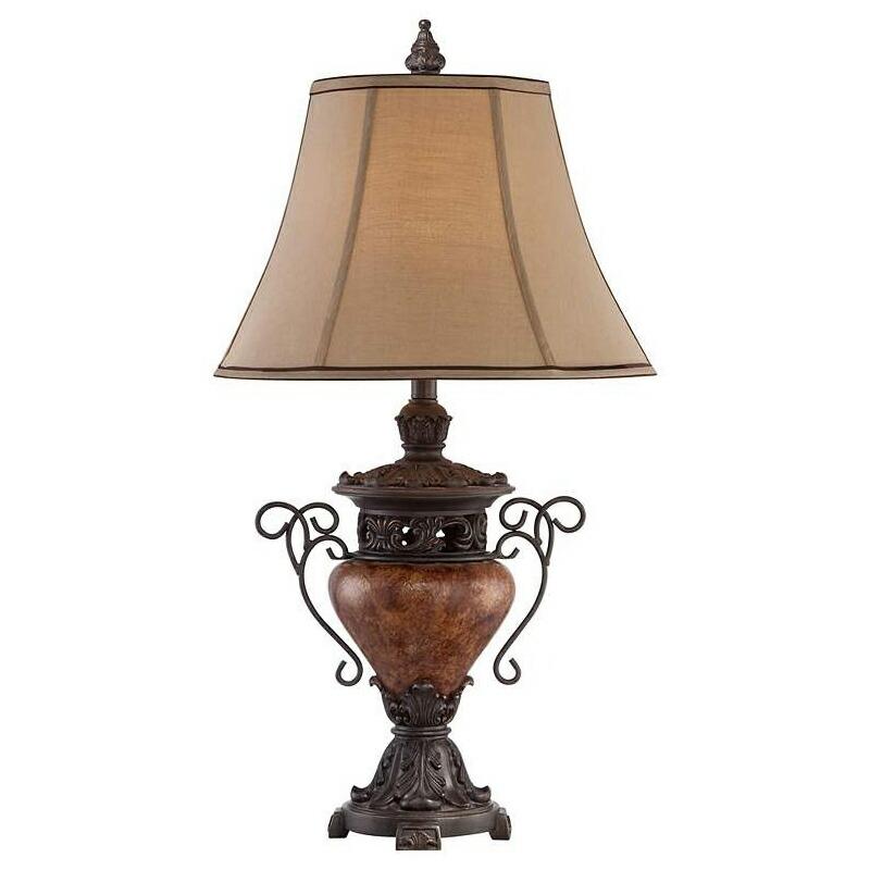 アンティーク風テーブルランプ おしゃれなシェード : 世界の建材SHOP