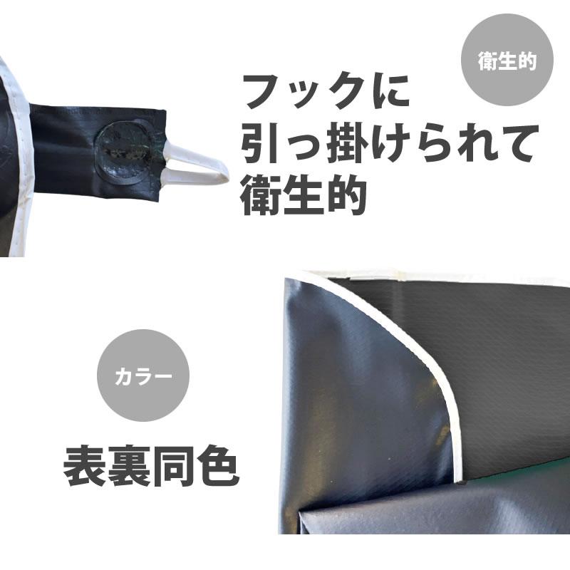 ウェーブロック エプロン 業務用 防水 ワンタッチエプロン 前掛け 白
