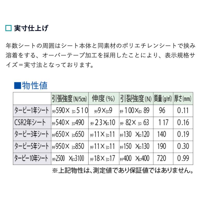 防水シート遮熱 耐久3年 国産 1.8mx1.8m Pホワイト 3年シート 日本製 高品質 萩原 ターピー 代引対象｜diokasei｜03