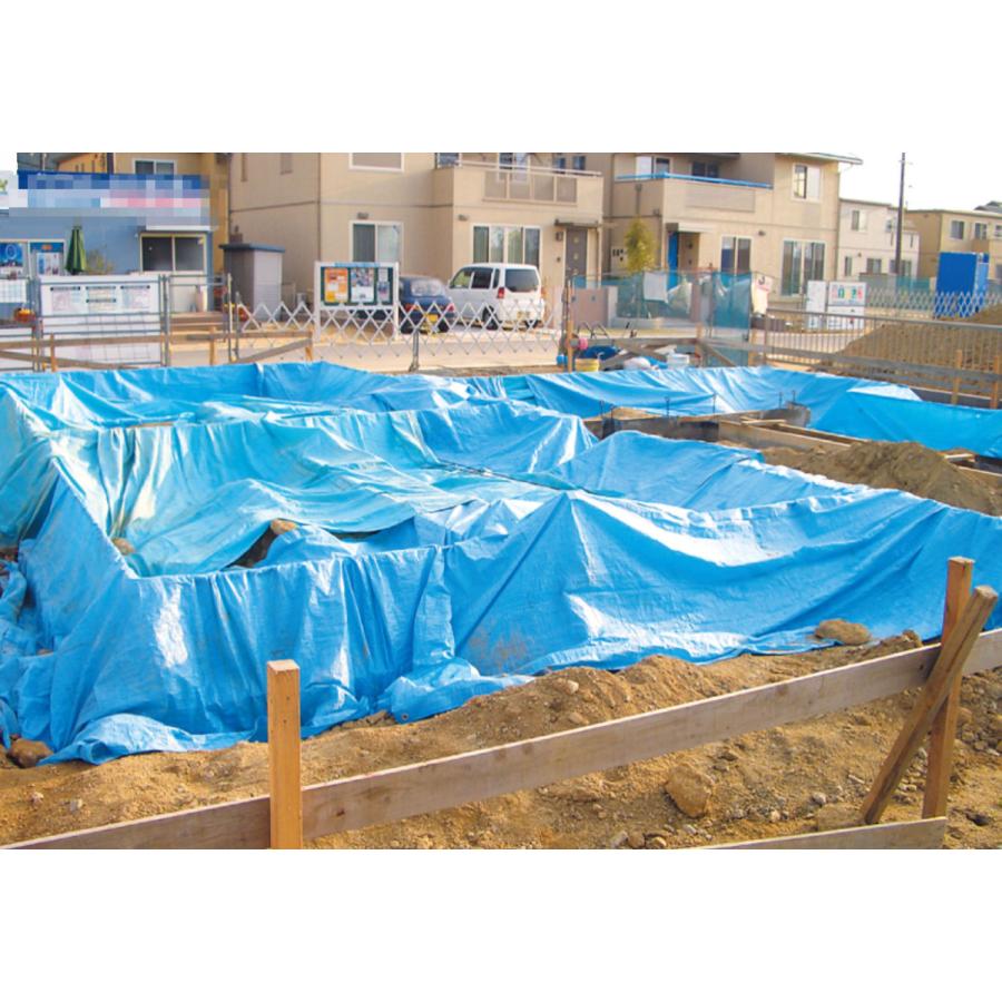 萩原工業 公式 ブルーシート 防炎 国産 1.8mx1.8m 青 TAKUMI 日本製 高