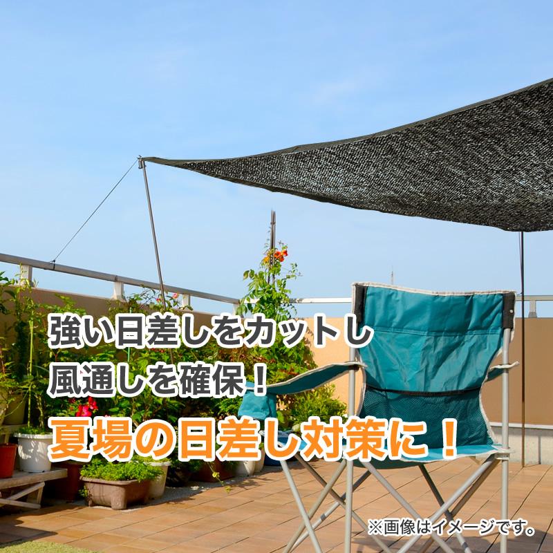 ダイオ 公式 遮光ネット1010 70％ サイズ 幅2m×長さ10m 黒 【ダイオ