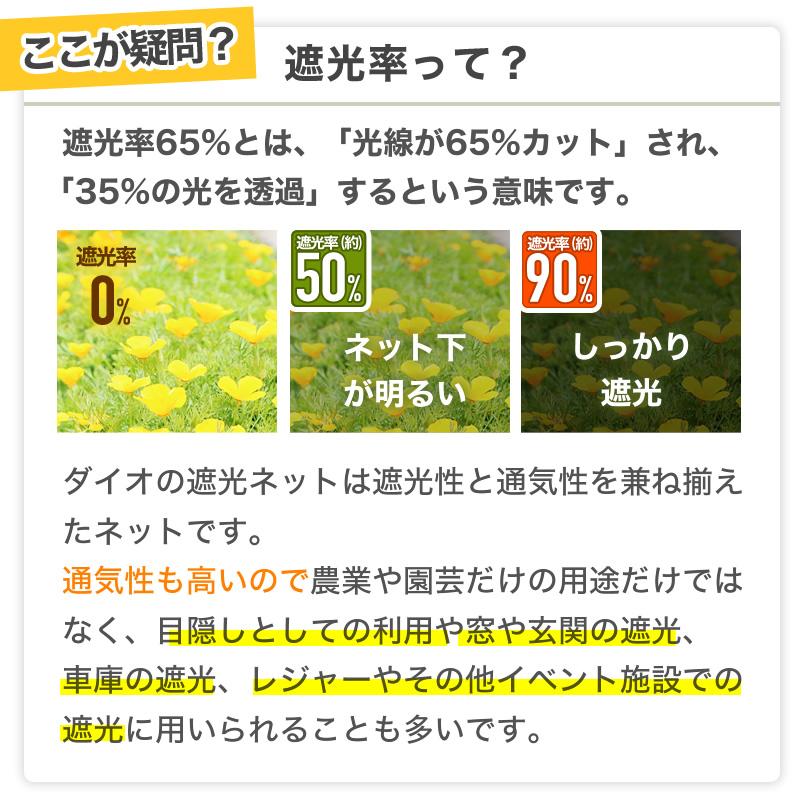 ダイオ 公式 遮光ネット ダイオラン50SG 45％ サイズ 幅2m×長さ4m