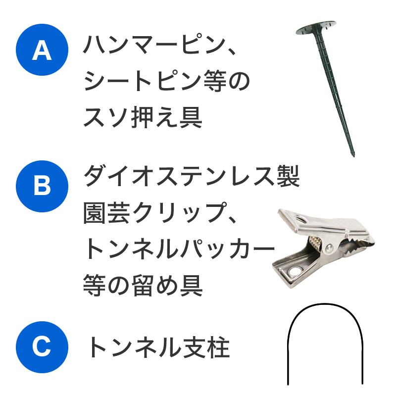 ダイオ 公式 農園芸用 銀糸入り防虫ネット 透光率 90％ 目合い 1mm