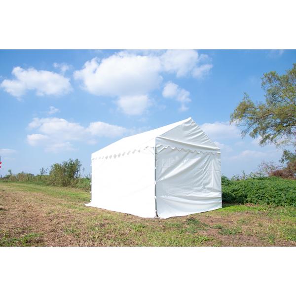 イベントテント用一方幕　3.6×5.4m　日よけ　運動会　キャンプ　アウトドア　風よけ　ターポリン　(2間×3間)　簡単