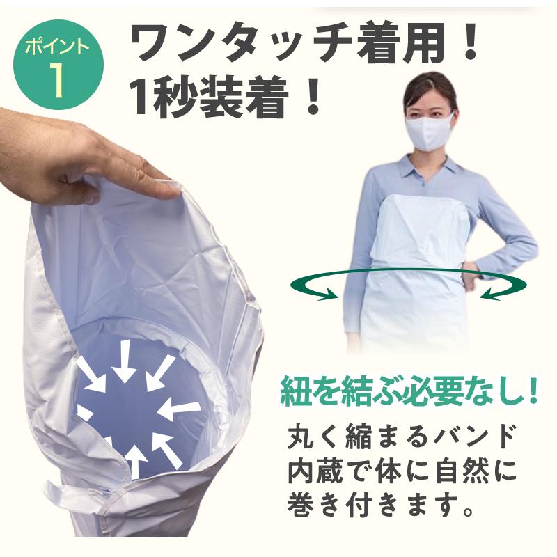おまけ付き 金属バット ハイスペックエプロン 布鎧 未開封 ウェーブロック 公式 ワンタッチ エプロン まとめ買い10枚セット 防水