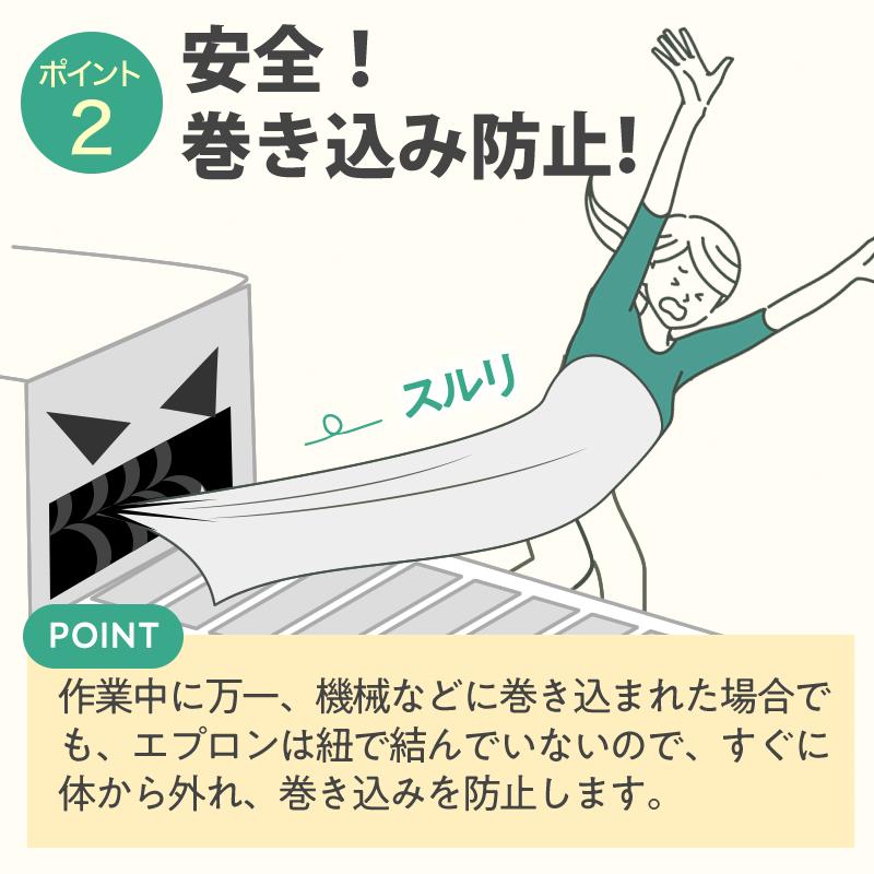 ウェーブロック 公式 ワンタッチ エプロン まとめ買い10枚セット 防水
