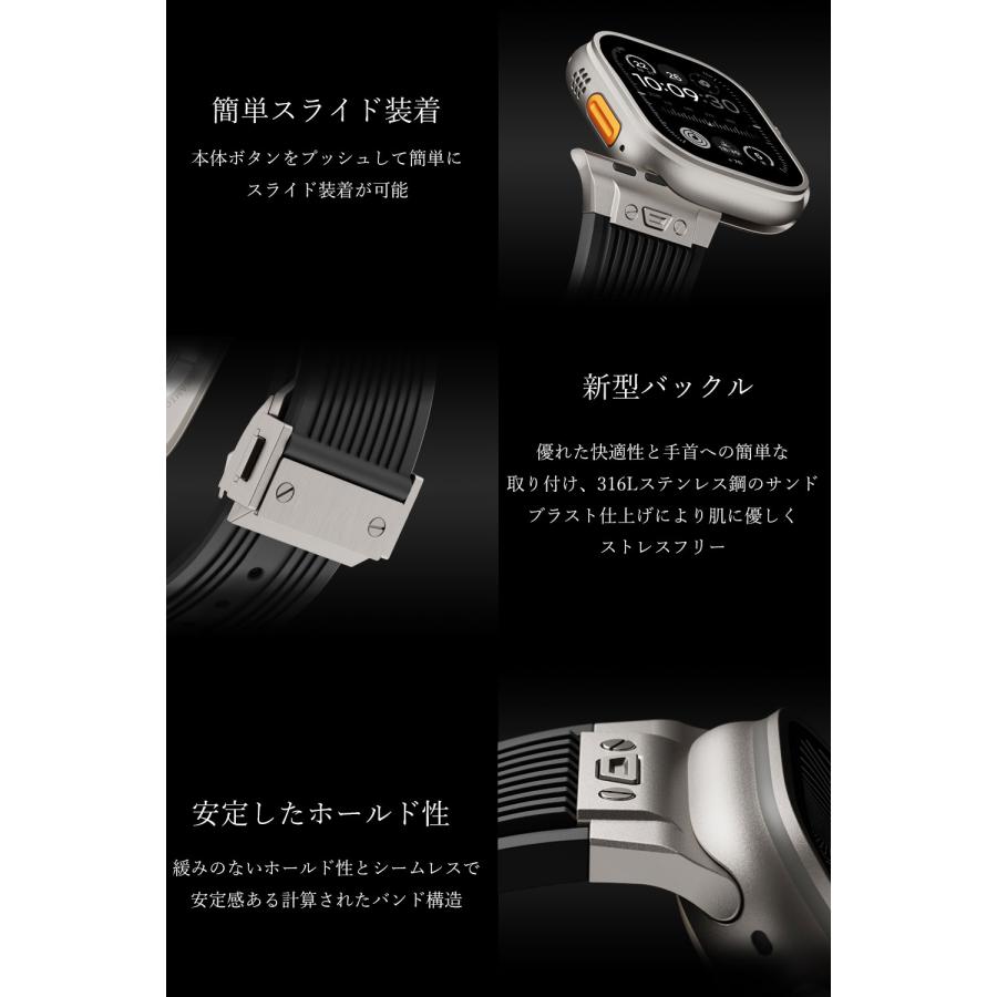 Apple Watch アップルウォッチ 高級 バンド シリコン スポーツ