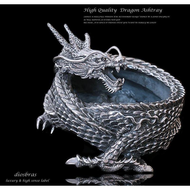 ドラゴン 竜 龍 灰皿 アッシュトレイ ZIPPO ジッポ シルバー925