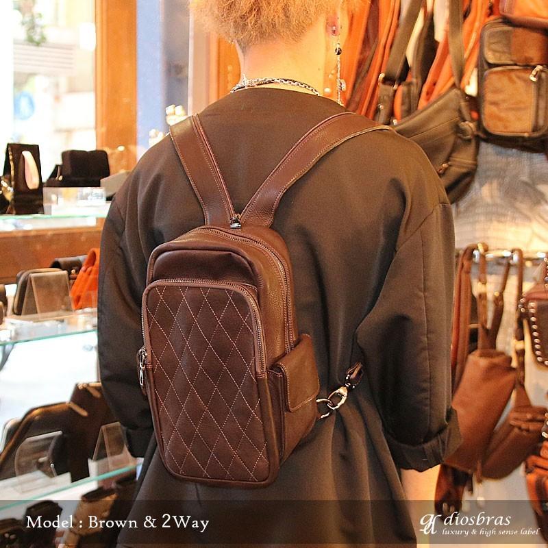 リュック サック ボディバッグ バッグ 本革 レザー ビジネス メンズ