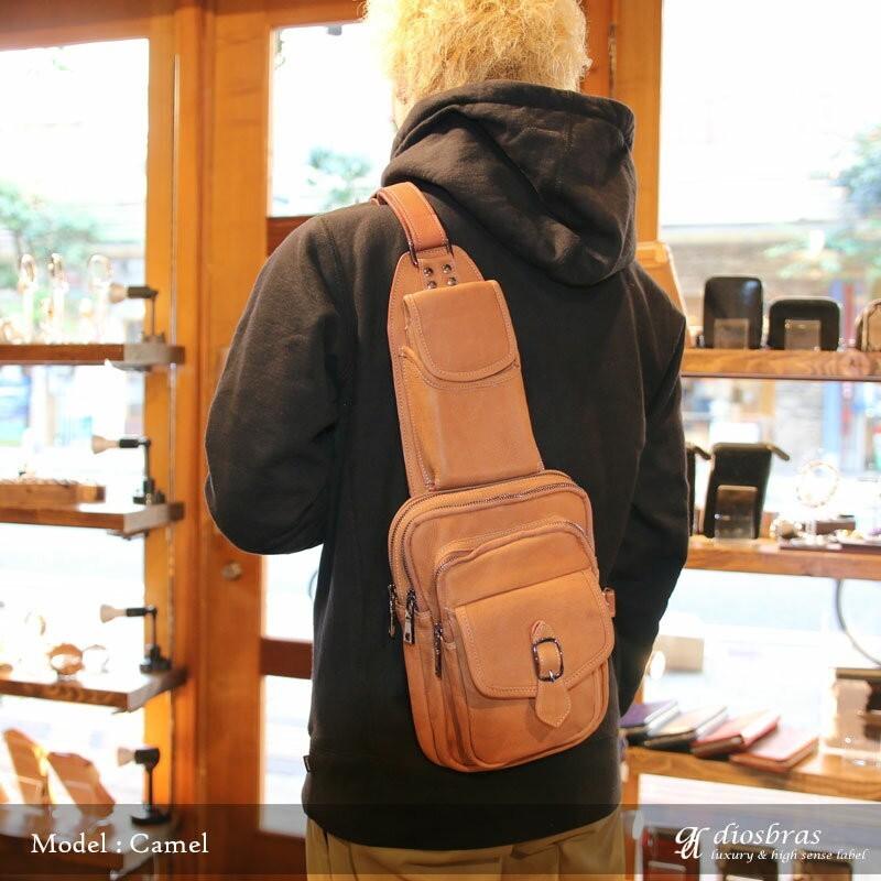 ボディバッグ メンズ 本革 レザー ワンショルダー ショルダーバッグ