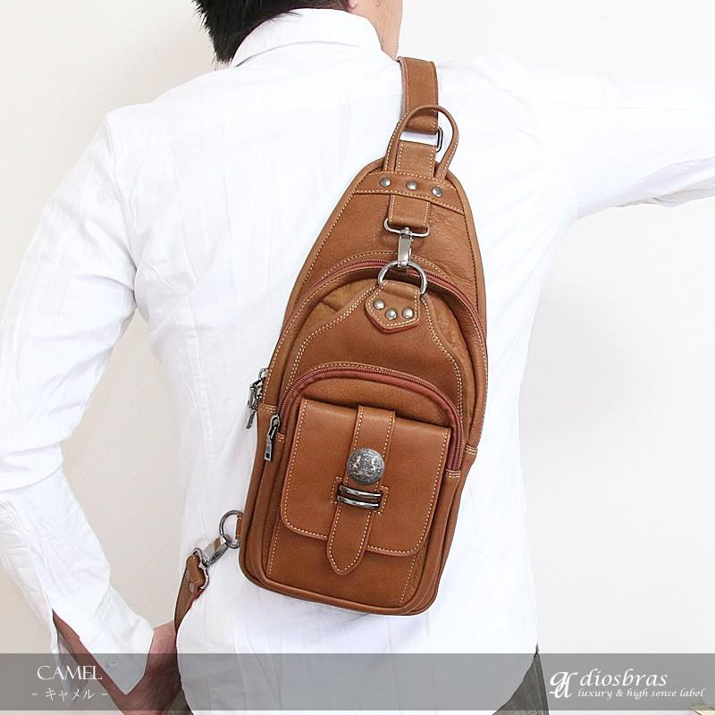 ボディバッグ メンズ 本革 人気 ブランド ワンショルダーバッグ