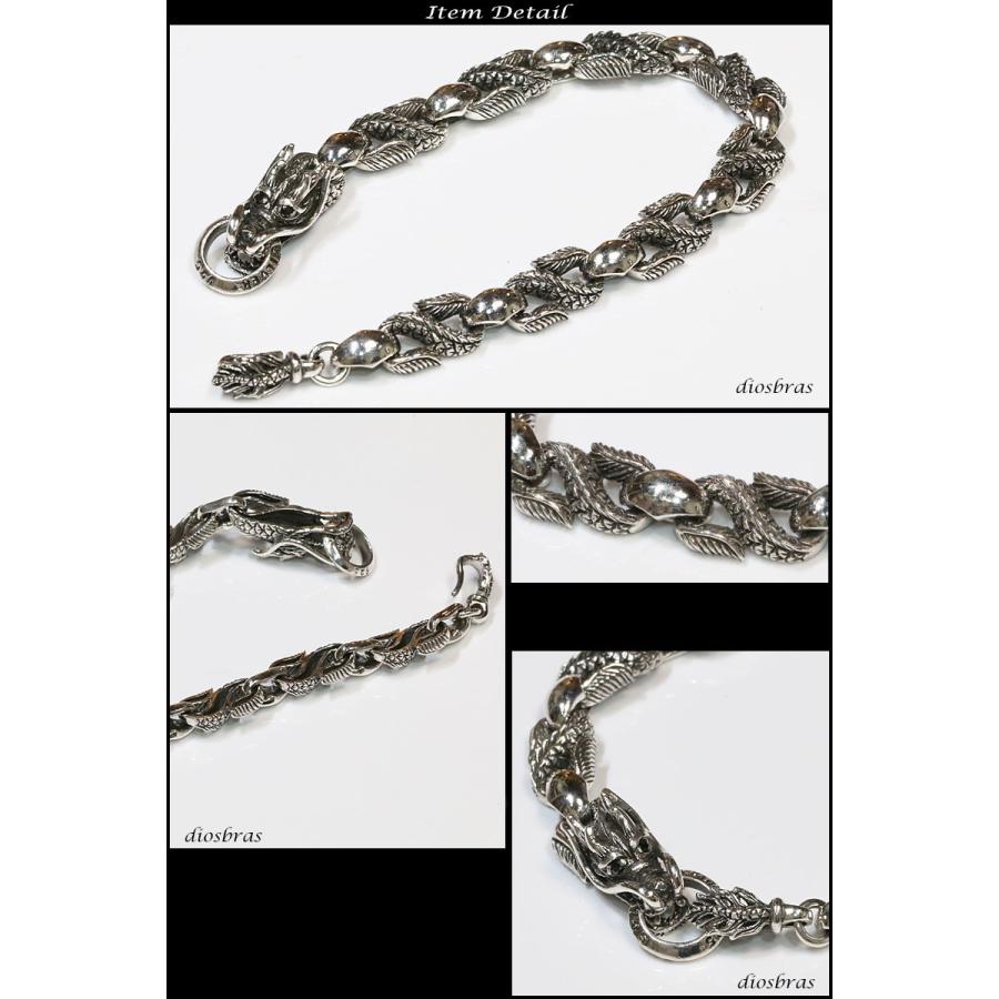 ドラゴン 龍 竜 ブレスレット クロウ 爪 チェーン ブレスレット