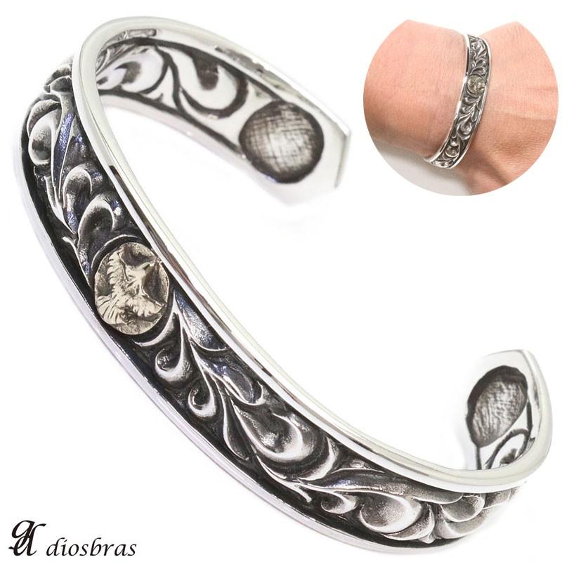 ◆感謝価格◆希少品◆音符柄◆シルバーバングル◆ シルバーバングル サンマーク アラベスク 唐草 深堀 イーグル フェザー
