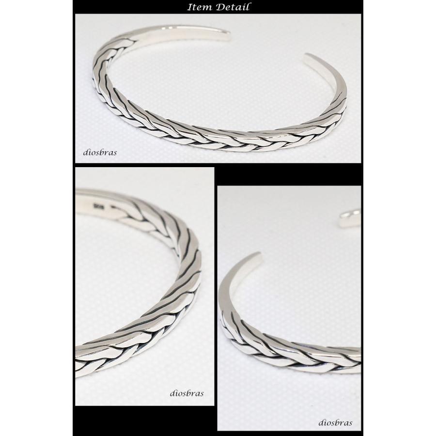 ねじり ツイスト シルバー925 バングル シルバーアクセサリー