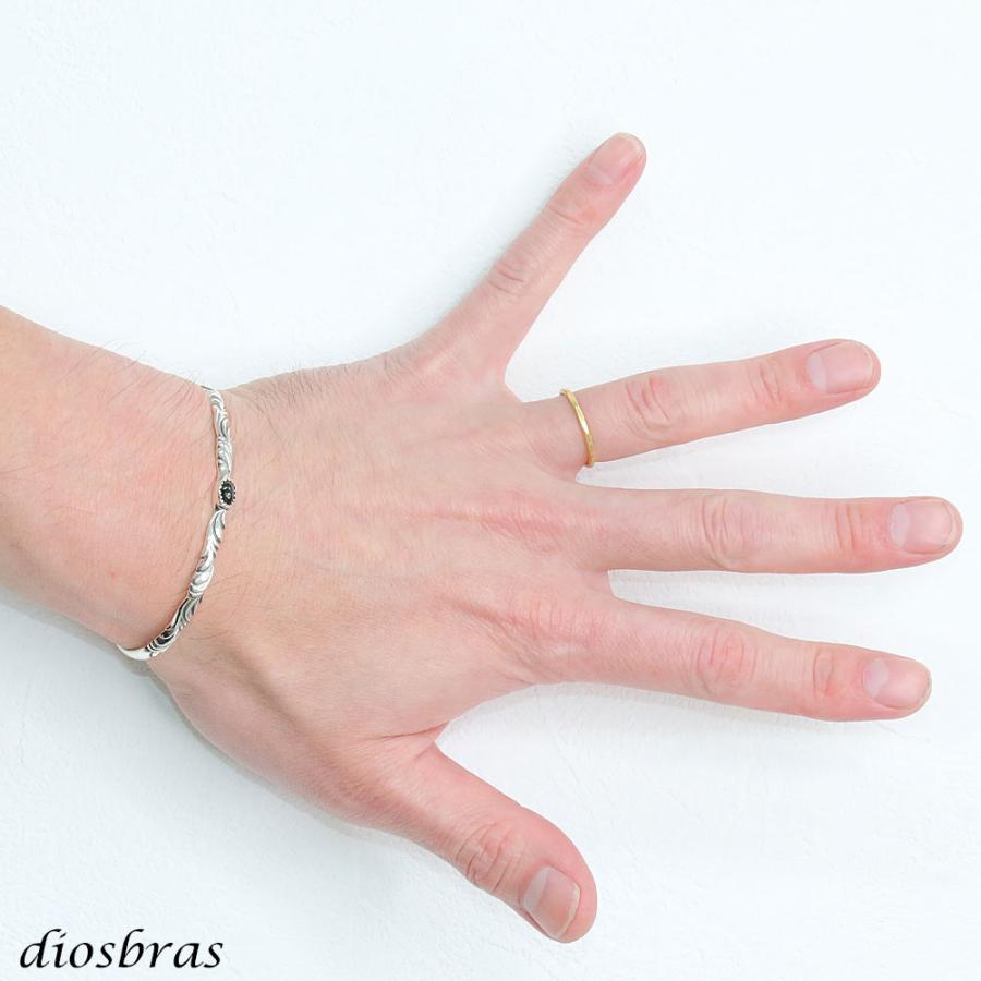 シルバーバングル ブラックスター オニキスアラベスク 唐草 トライバル シルバーアクセサリー インディアンジュエリー メンズ ブレスレット シルバー925 |  | 02