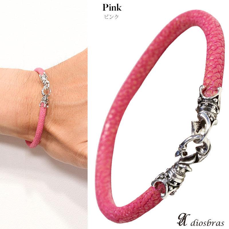 ブレスレット レザー ブレス スティングレイ ガルーシャ エイ革