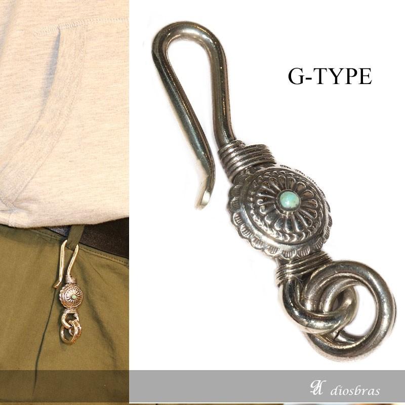 キーホルダー キーフック キーチェーン ターコイズ シルバー ナバホ