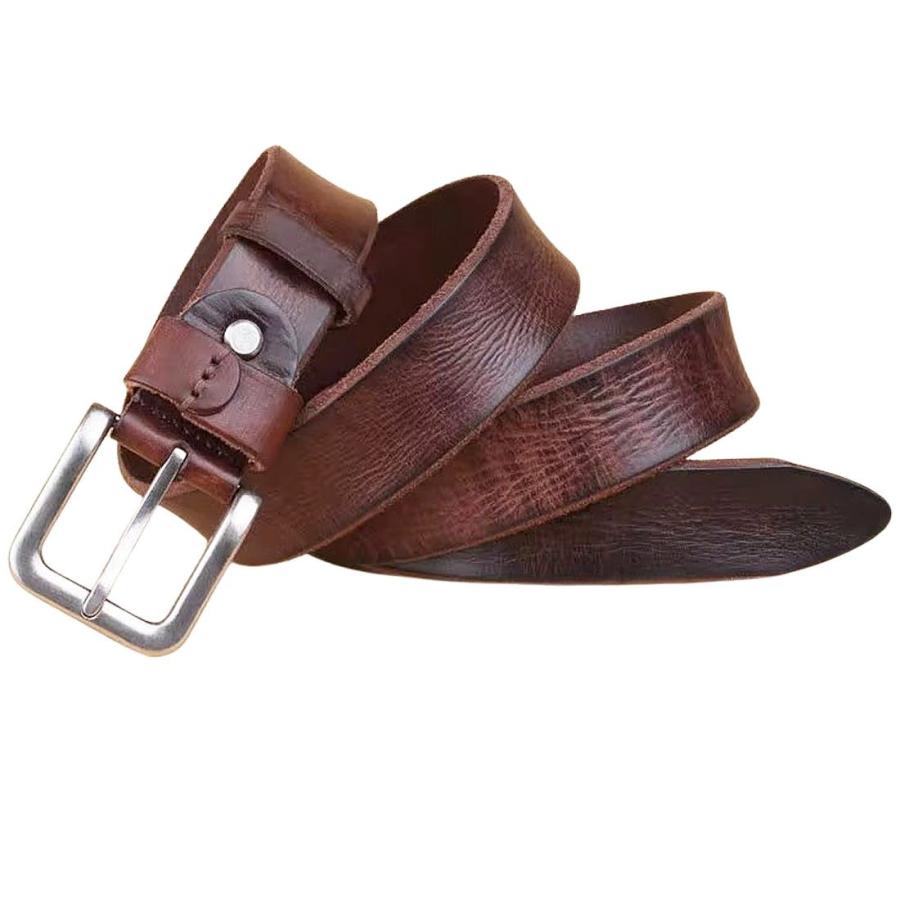 レザー ベルト フルグレインレザー ベジタブルタンニン カウハイド