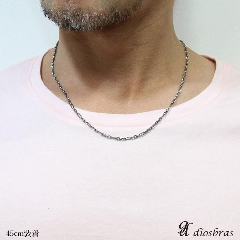 シルバーチェーン 幅1.9mm 60cm 長アズキチェーン ネックレス 小豆