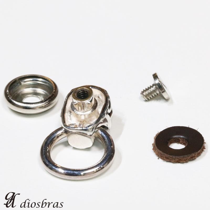 L size）シルバー925 アラベスク01ドロップハンドルパーツ