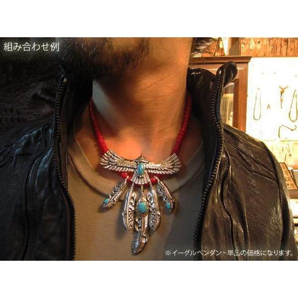 イーグルフェザー ネックレス 羽 メンズ ペンダント シルバー925  