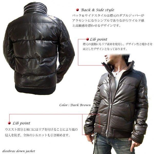 レザーダウンジャケット メンズ ダウンジャケット ライダース レザーダウンジャケット メンズ ダウンジャケット ライダース