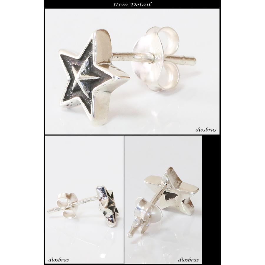 シルバー925 ピアス メンズ レディース アクセサリー 星 ラッキー