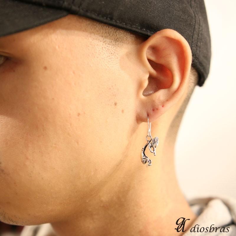 ココペリ【ドロップ ピアス】シルバー925 ピアス 片方 パワーストーン