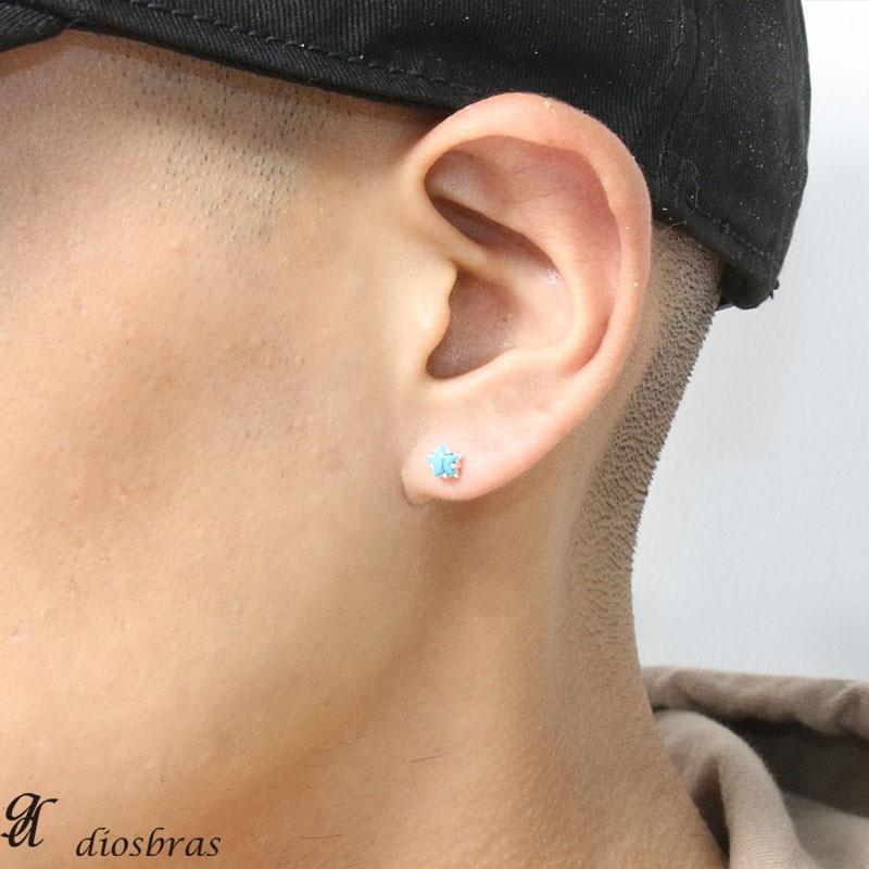 ターコイズ ピアス シルバー925 片方 星 トルコ石 ワンポイント メンズ レディース Dios Pi253 Gt Diosbras ディオブラス 通販 Yahoo ショッピング