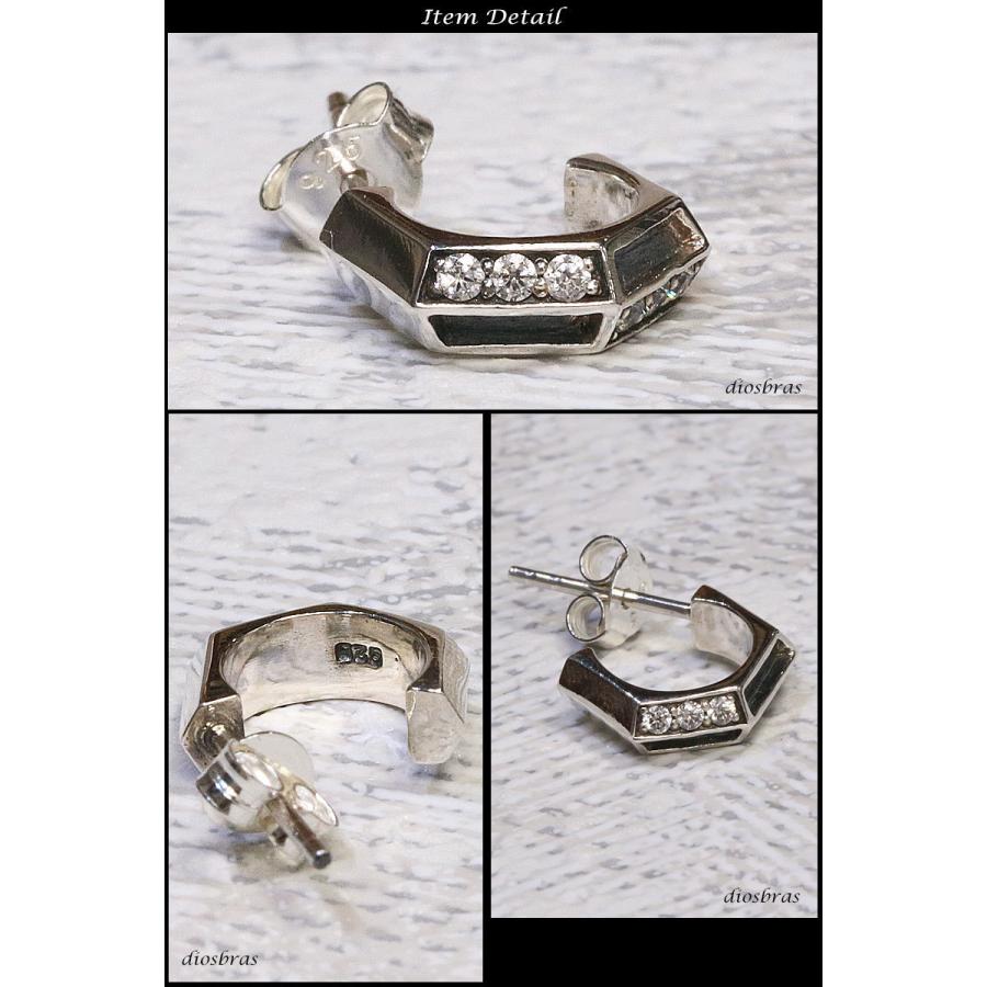 値下げ！e.m. シルバー ピアス フープピアス パール ジルコニア 片方 1396636b_29_d_215.jpg