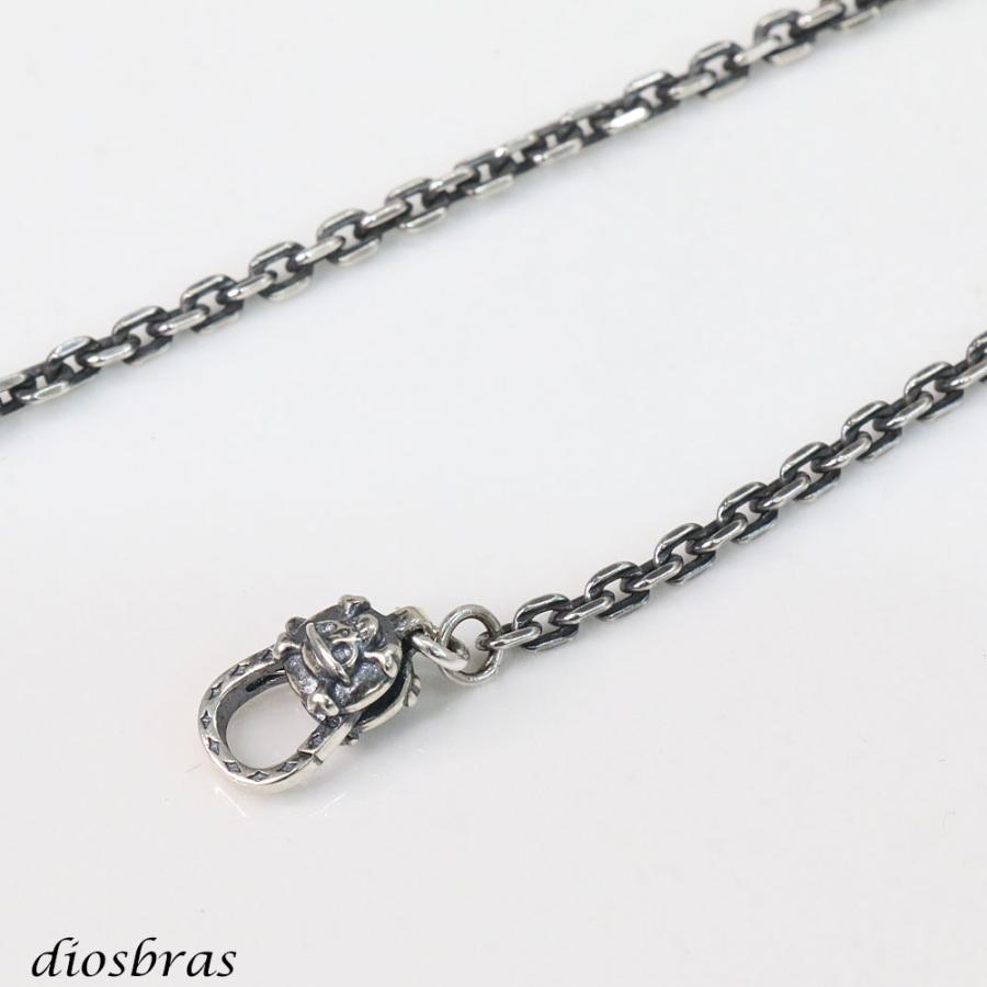 チェーン フック シルバー925 スカル ボーン 骸骨 クリスチャン