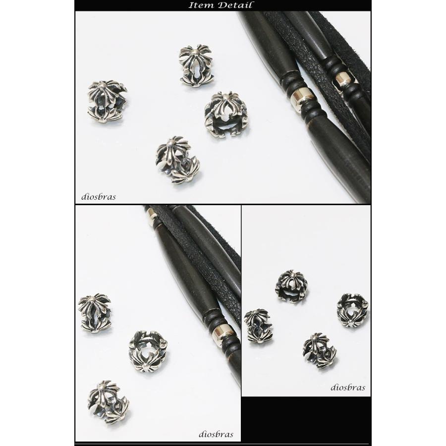 ビーズ シルバー925 パーツ クロス 十字架 直径10,9mm 穴径6,8mm