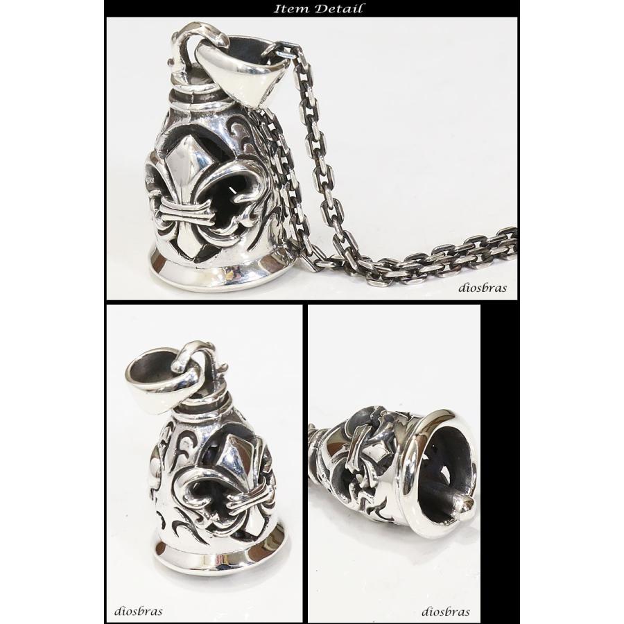 ユリの紋章 ベル ペンダント トップ リリー 鈴 ネックレス ユリの紋章 ベル ペンダント トップ リリー 鈴 ネックレス