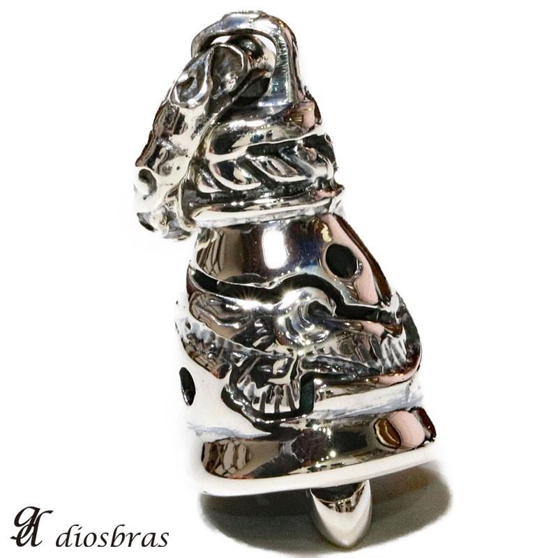 イーグル フェザー シルバー925 鈴 ベル ペンダント 羽根 ガーディアン